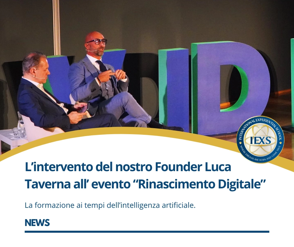 L’intervento del nostro Founder Luca Taverna all’ evento “Rinascimento Digitale”